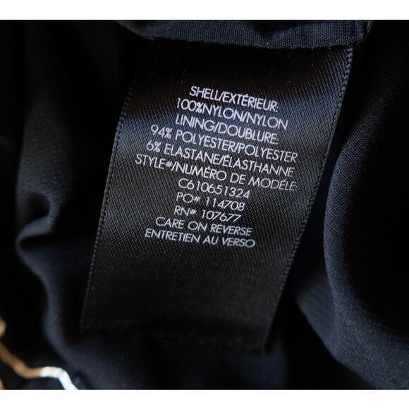 Alice + Olivia Marya Dress Ladies Pre-Loved Black Metallic Dress Size 6 - Picture 7 of 11